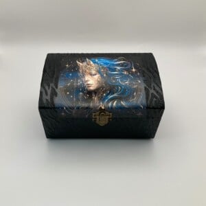 Handgedecoreerde bamboe sieradendoos met het sterrenbeeld ‘Boogschutter’