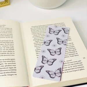 Handgemaakte Gelamineerde Bladwijzer – Glanzend Fotopapier – Uniek Ontwerp