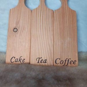 Houten serveerplankjes set