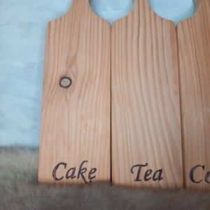 Houten serveerplankjes set