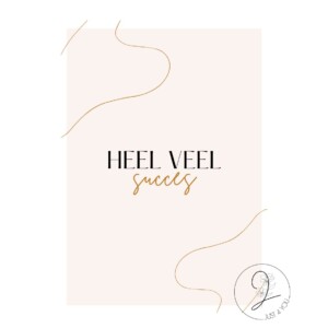 Just4You Forex bordje – Heel veel succes