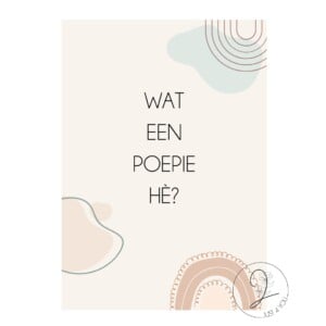 Just4You Forex bordje – Wat een poepie he
