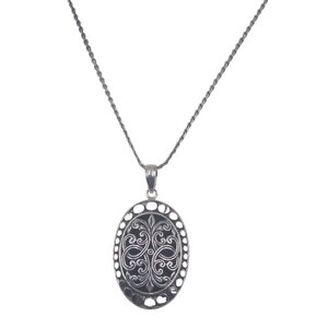 Kemala ketting en hanger 925 sterling zilver