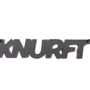Knurft! naamketting (z)