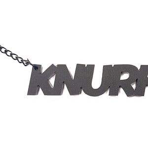 Knurft! naamketting (z)