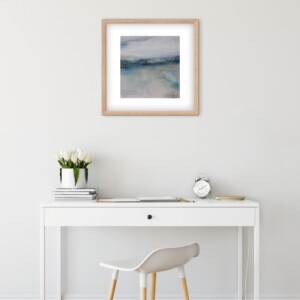 Landschapschilderij ‘Calm Reflections’ – Acryl op Hout (30x30cm)