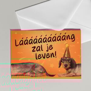 Lang-zal-ze-leven-kaart met teckel