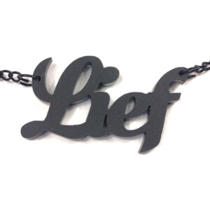 Lief! 2.0 naamketting (z)