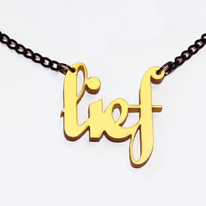 Lief! naamketting (goud)