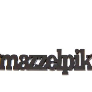 Mazzelpik! naamketting (z)