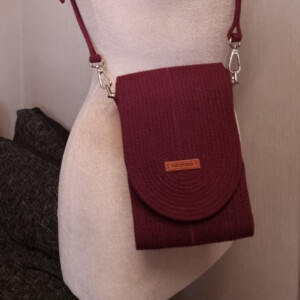 Mila – handgemaakte schoudertas van koord