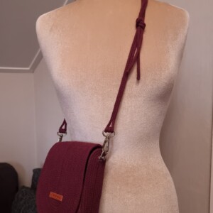 Mila – handgemaakte schoudertas van koord