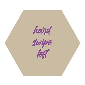 Muurcirkel Forex Hexagon – Hard Swipe Left