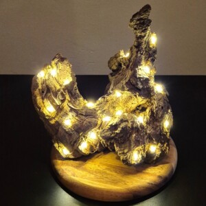 Rustieke lamp op batterijen