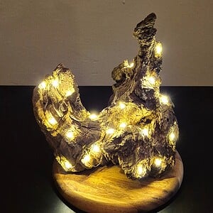 Rustieke lamp op batterijen