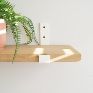 STERKSTAEL Odin Wit - industriële plankdrager – geschikt voor een plank van 20 cm – kleur wit – incl. bevestigingsmateriaal - poedercoating – staal - 1 stuk