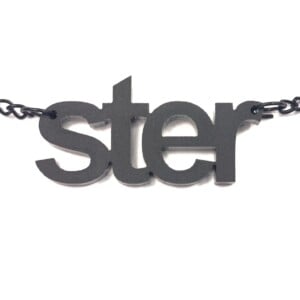 Ster! naamketting (z)