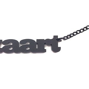 Taart! naamketting (z)