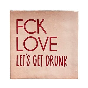 Tegeltje - Fck love