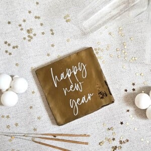 Tegeltje - Happy New Year