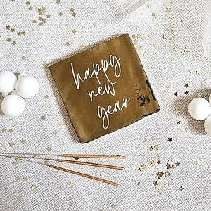 Tegeltje - Happy New Year