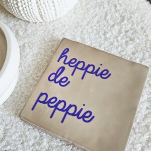 Tegeltje - Heppie de peppie