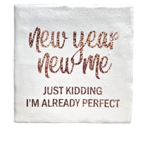 Tegeltje - New Year, New Me