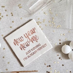 Tegeltje - New Year, New Me