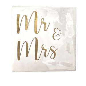 Tegeltje – Mr & Mrs