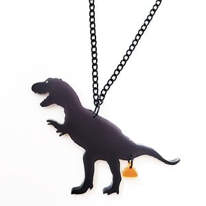The Golden Turd ketting (T-rex)