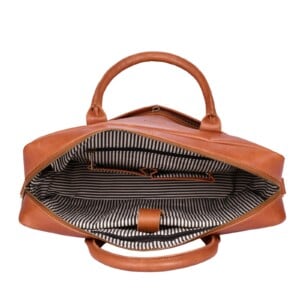 Beocca Leren laptoptas Mason Cognac 15"