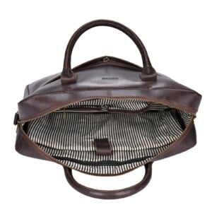 Beocca Leren laptoptas Mason Donkerbruin 15"