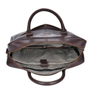 Beocca Leren laptoptas Mason Donkerbruin 15"