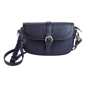 Beocca Leren schoudertas Maia Donkerbruin