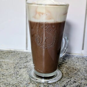 Hand gegraveerd Latte Macchiato glas Fijn lijnwerk - Geen Lasergravure