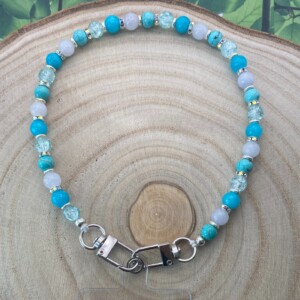 Handgemaakt telefoonkoord met kralen - HZ60052