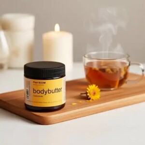 Handmade Bodybutter met werkzame kruiden- Calendula
