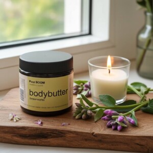 Handmade Bodybutter met werkzame kruiden- Smeerwortel