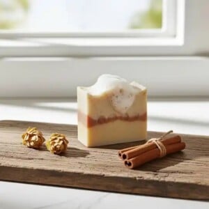 Handmade Hopzeep- kaneel/mout