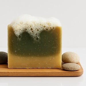 Handmade puur natuur zeep- zwoele zee
