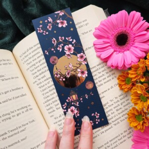 Kersenbloesem - boekenlegger met rosé goudfolie