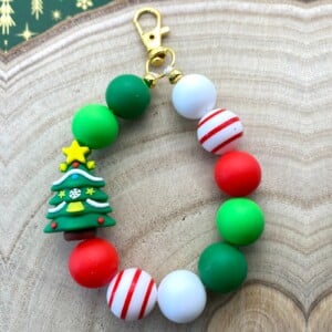 Kerst bag charm handgemaakt - KBG113