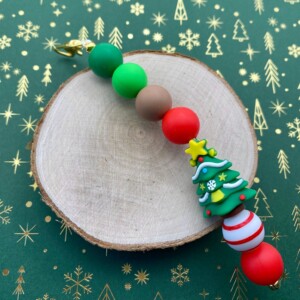 Kerst bag charm handgemaakt - KGB116