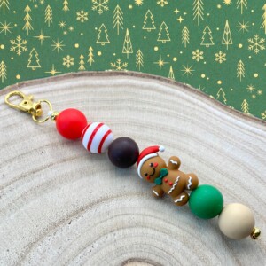 Kerst bag charm handgemaakt - KGM121