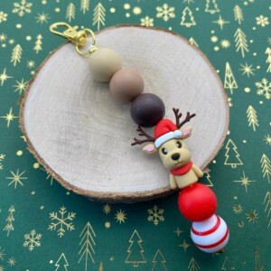 Kerst bag charm handgemaakt - KGR139