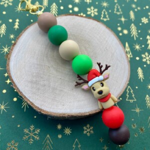 Kerst bag charm handgemaakt - KGR141