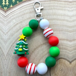 Kerst bag charm handgemaakt - KZG114