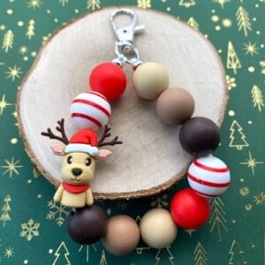 Kerst bag charm handgemaakt - KZR138