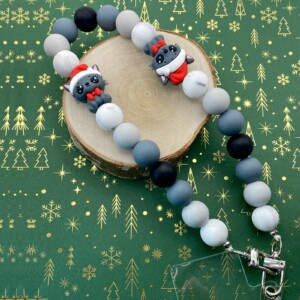 Kerst telefoonkoord handgemaakt - KPZ109