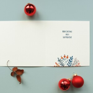 Kerstkaart Vos en Huisje